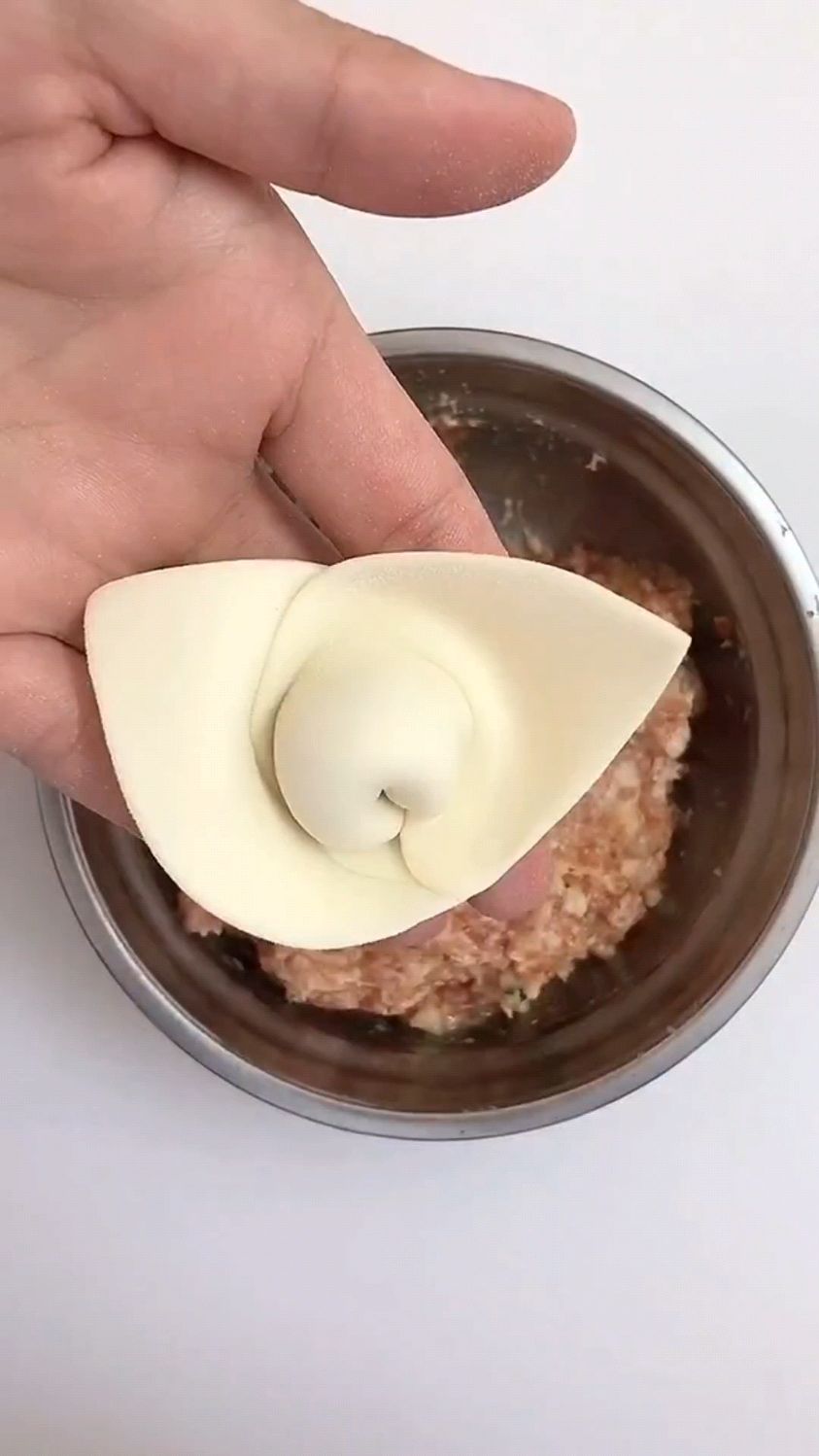 半张饺子皮包法,学会了吗