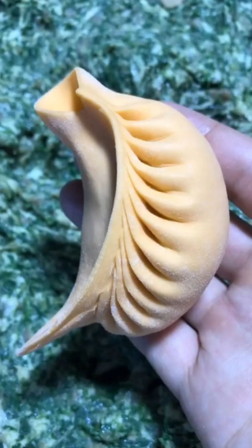 月牙饺子包法,喜欢的收藏