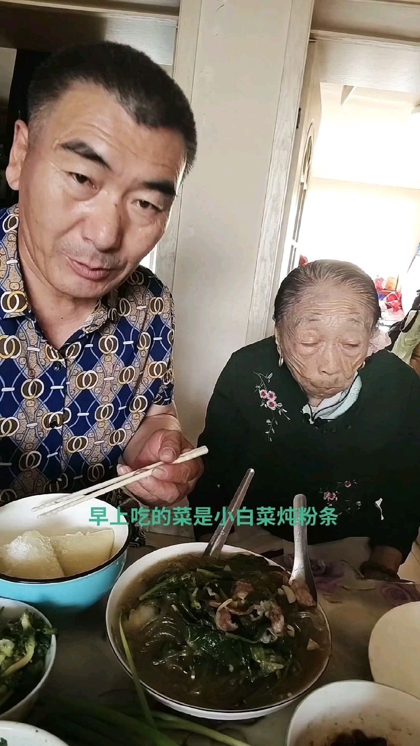 东北家常菜小白菜炖粉条