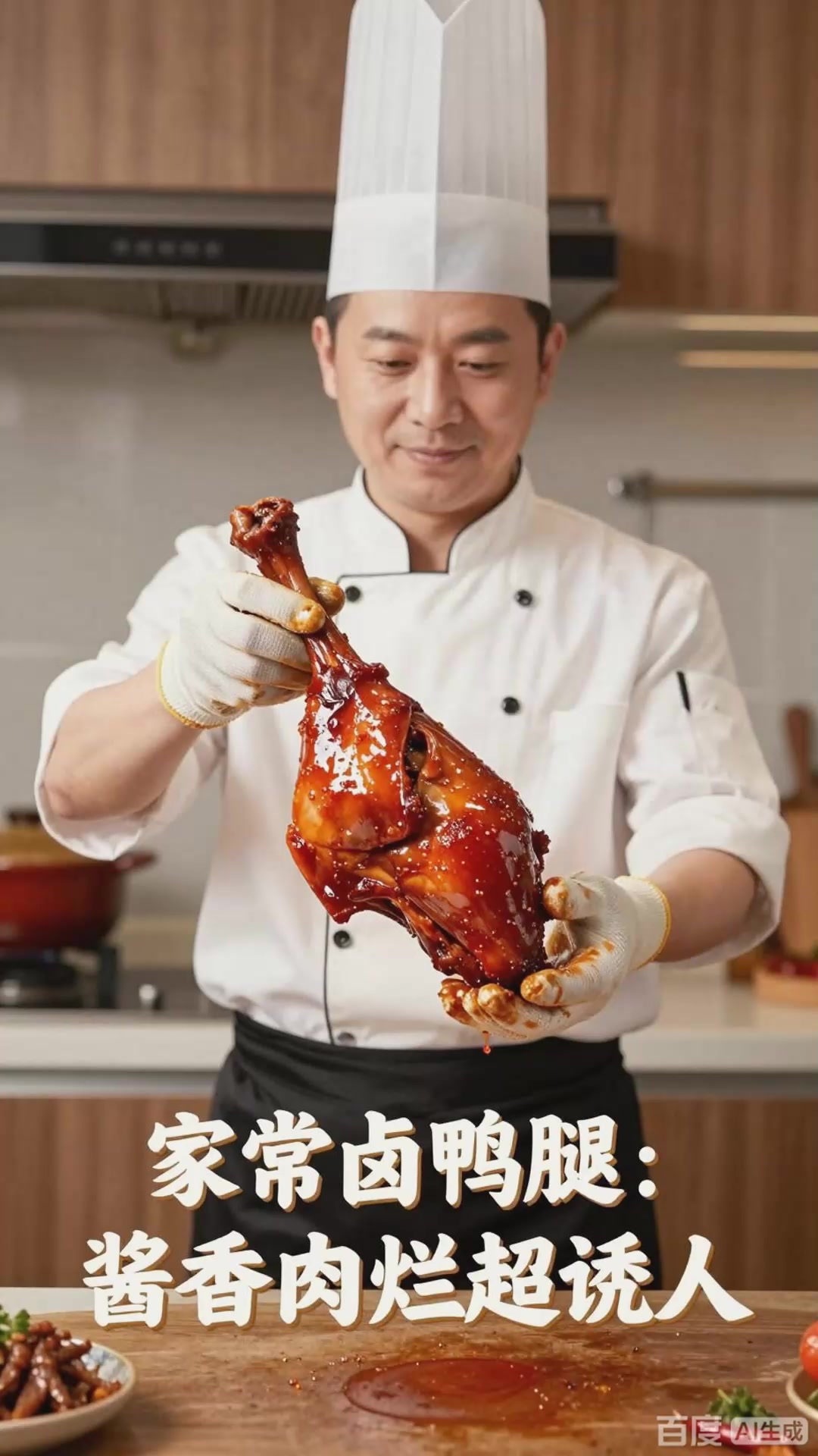 卤鸭腿：家常卤味，肉香软烂酱香浓郁