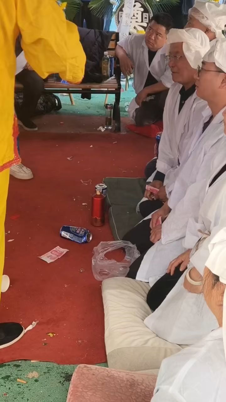 陕北过白事,游食开始了