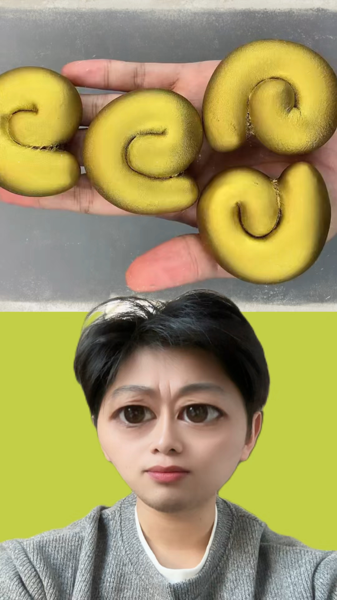 猜猜橡皮泥捏开里面是什么颜色