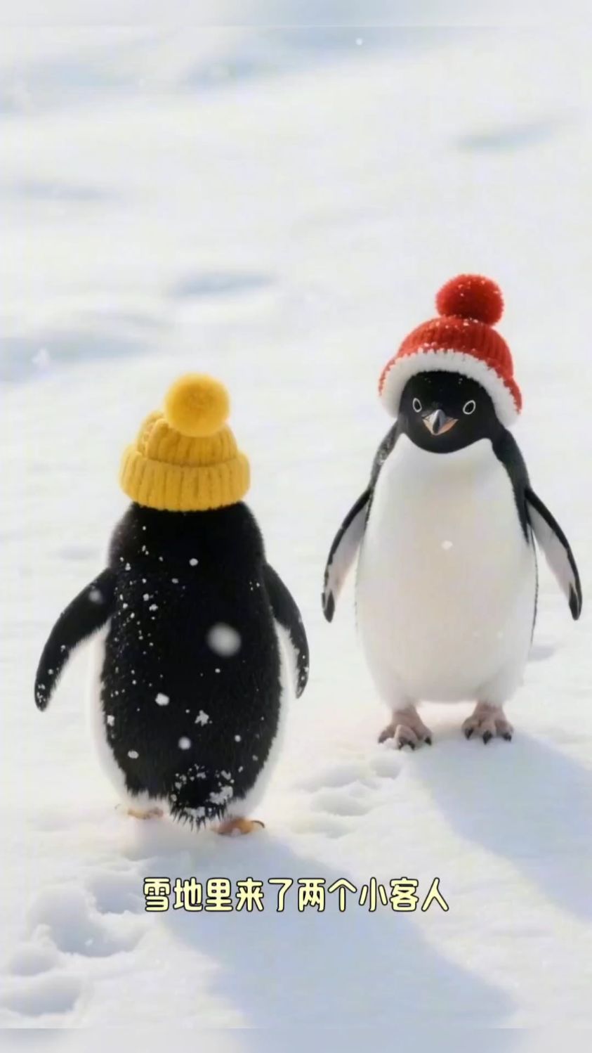 萌萌哒小企鹅，好想在冰箱里养一只