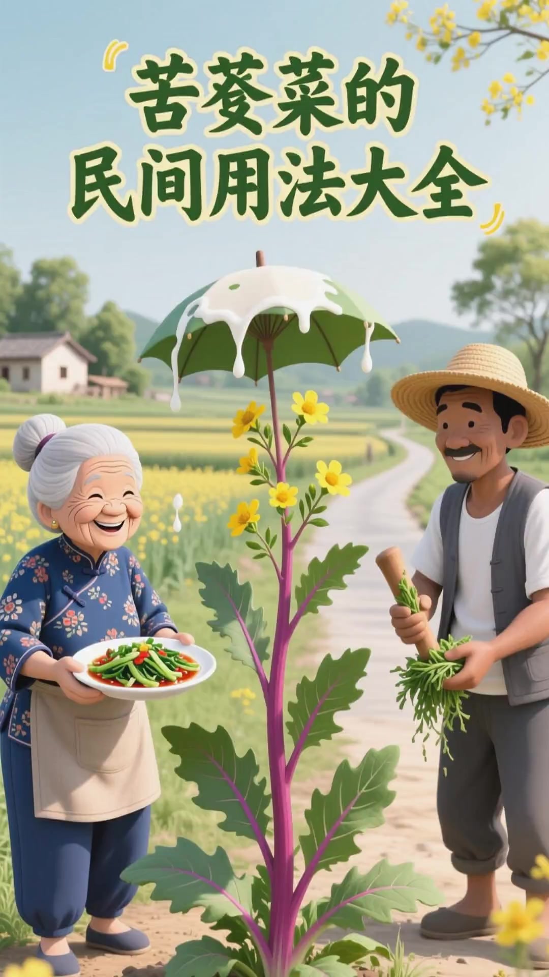 苦荬菜——民间称它“土蒲公英”，同样开着小黄花！