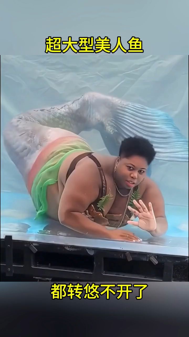 超大型美人鱼,都转悠不开了