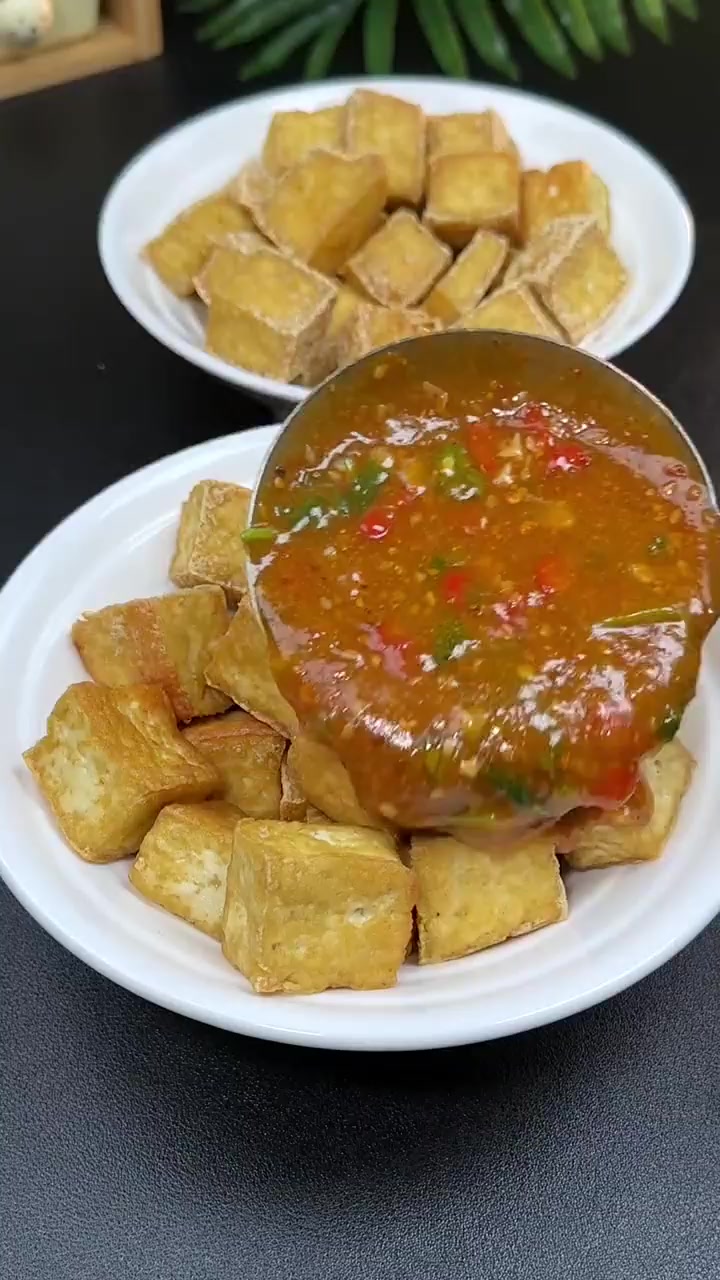 一口沦陷的豆腐神仙吃法秒光盘！