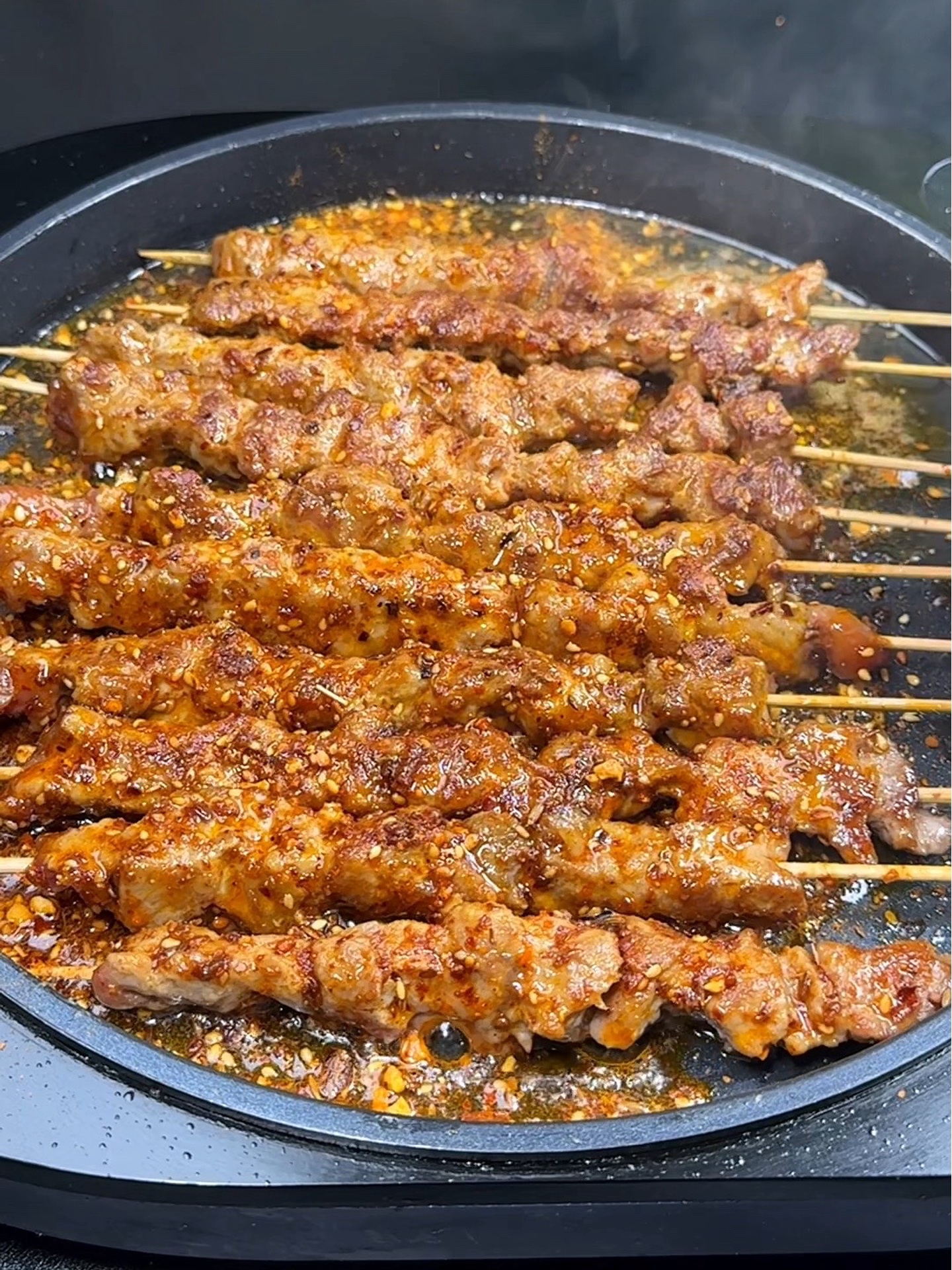 想吃烤肉了，自己在家做，干净卫生，比买的还好吃！