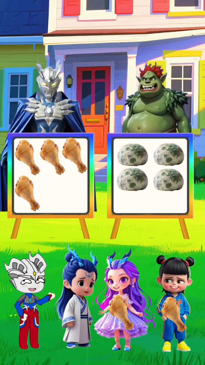 大鸡腿给赛罗奥特曼