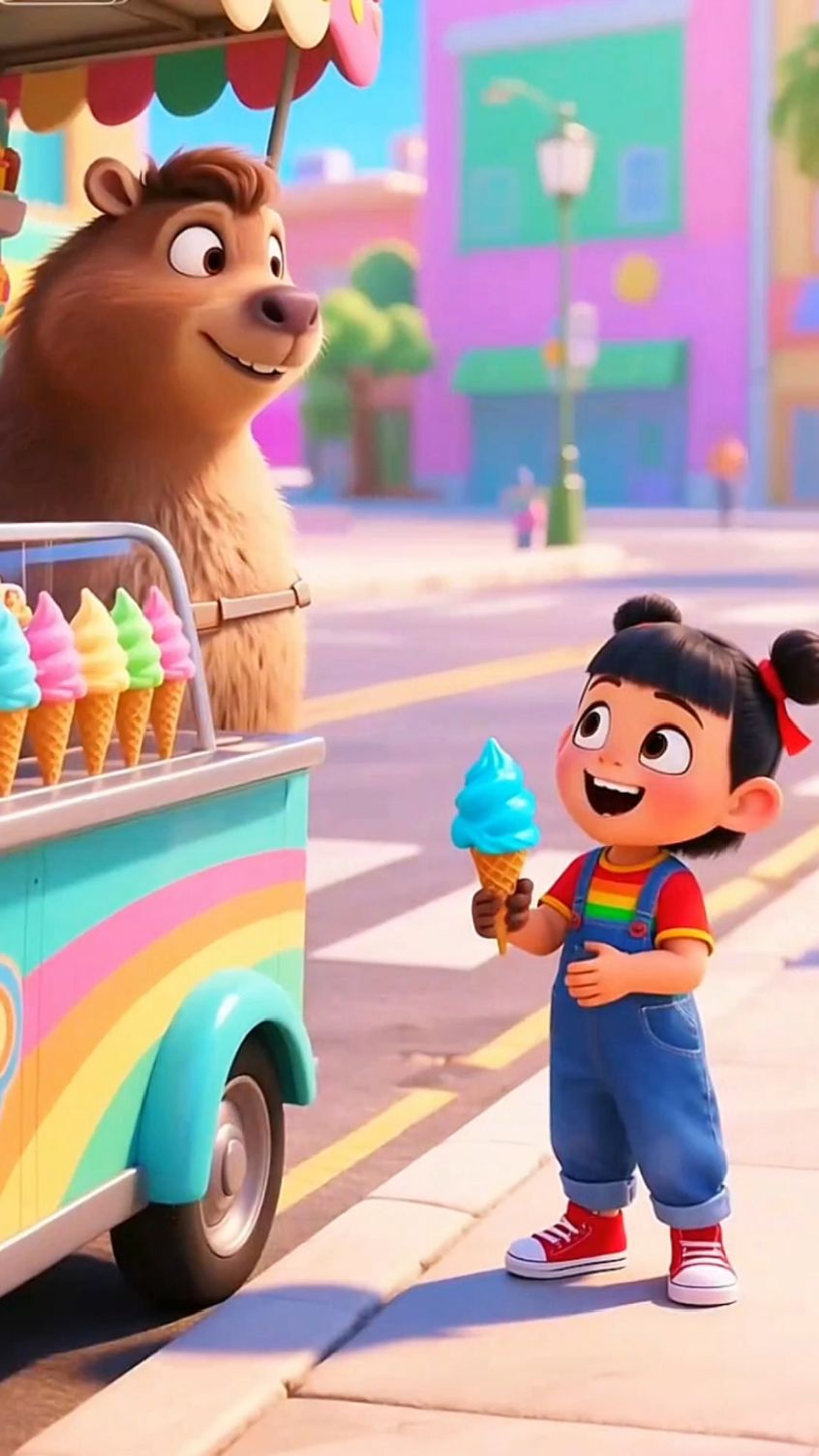 小哪吒买冰激凌!