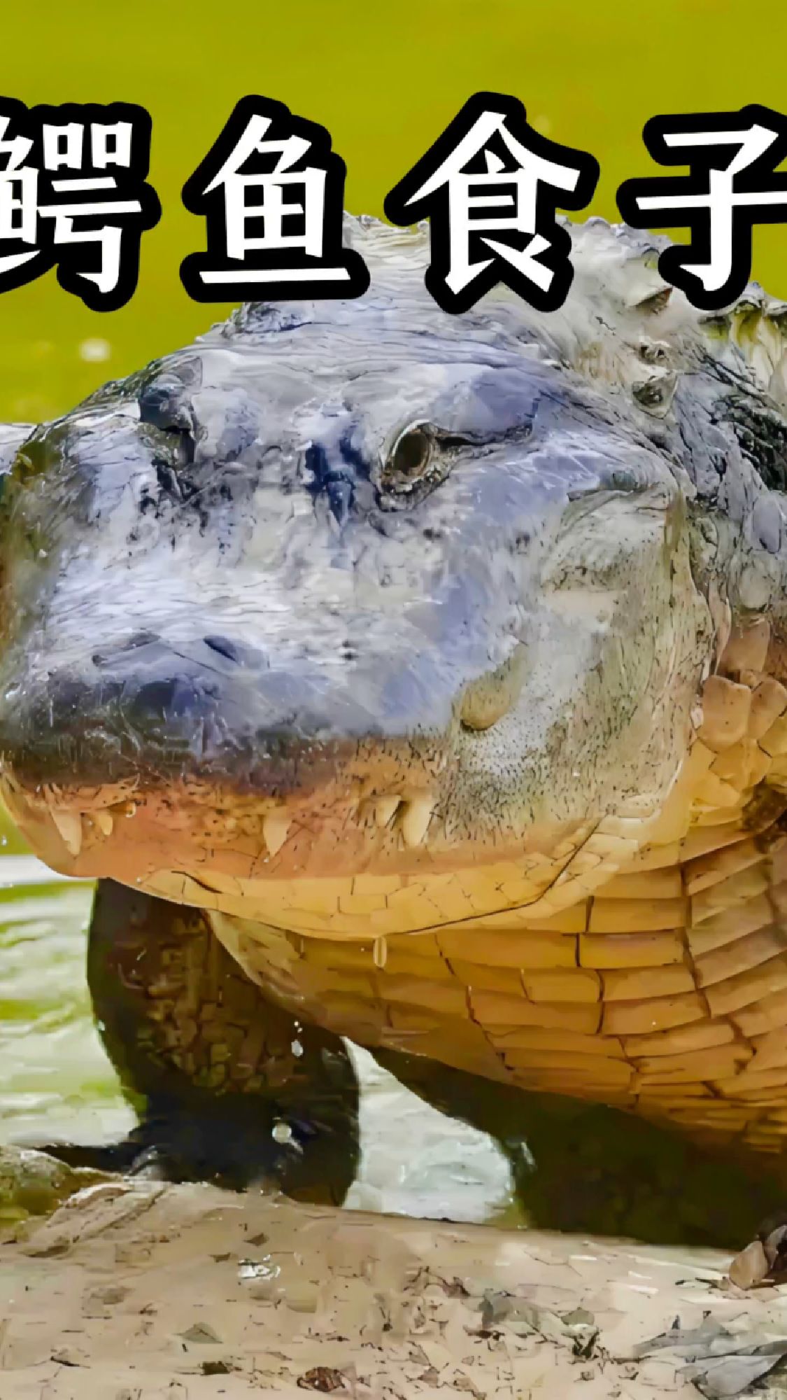 鳄鱼妈妈吃掉自己的孩子,简直太残忍了,不愧是冷血动物