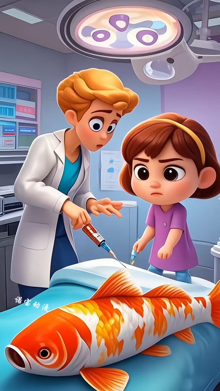 我养的锦鲤鱼生病了