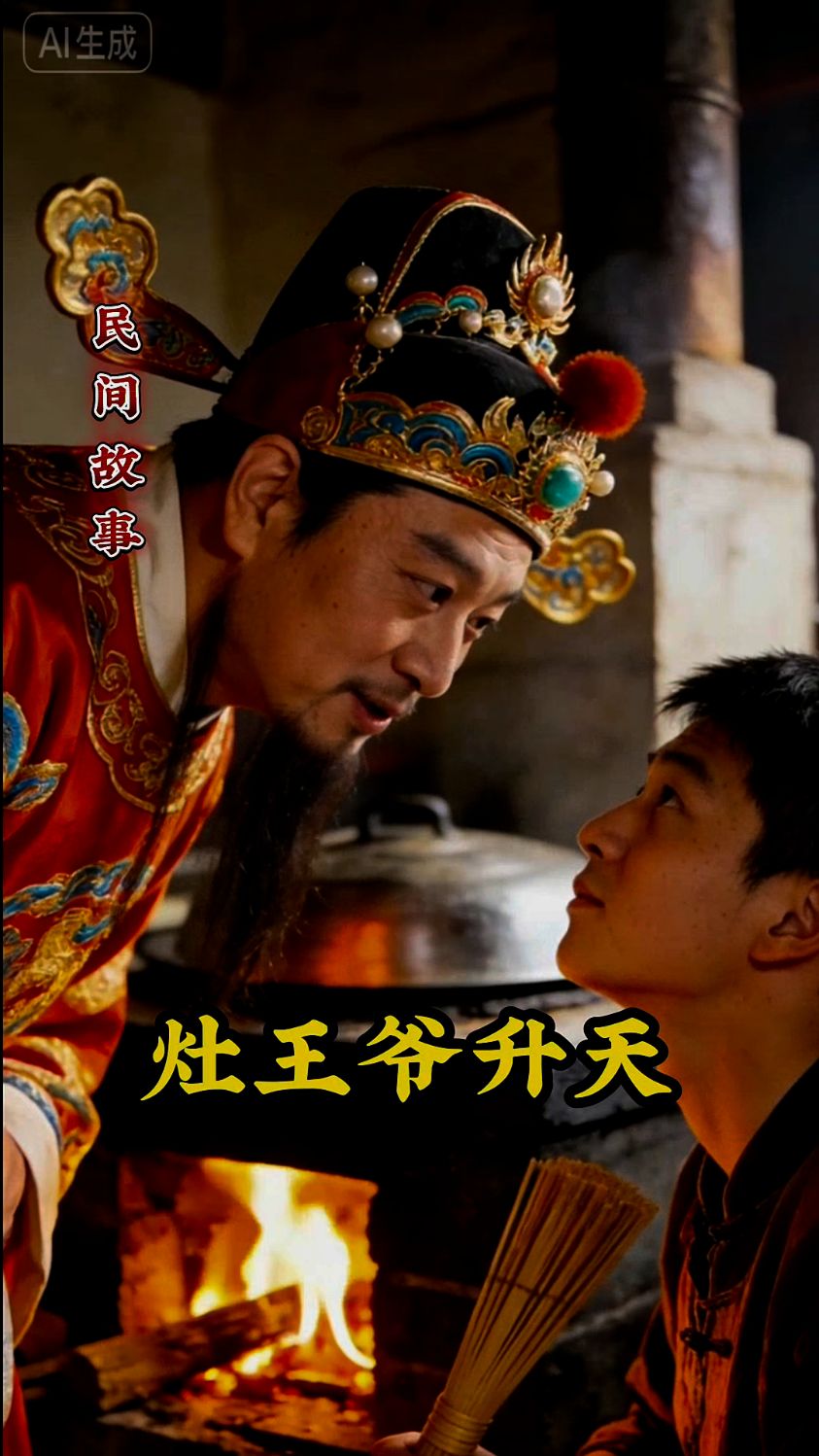 民间故事灶王爷升天