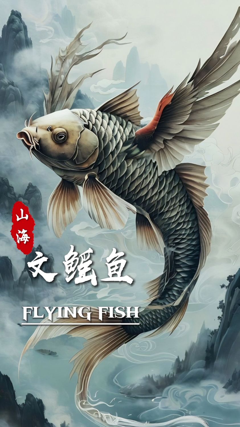 山海经异兽–文鳐鱼