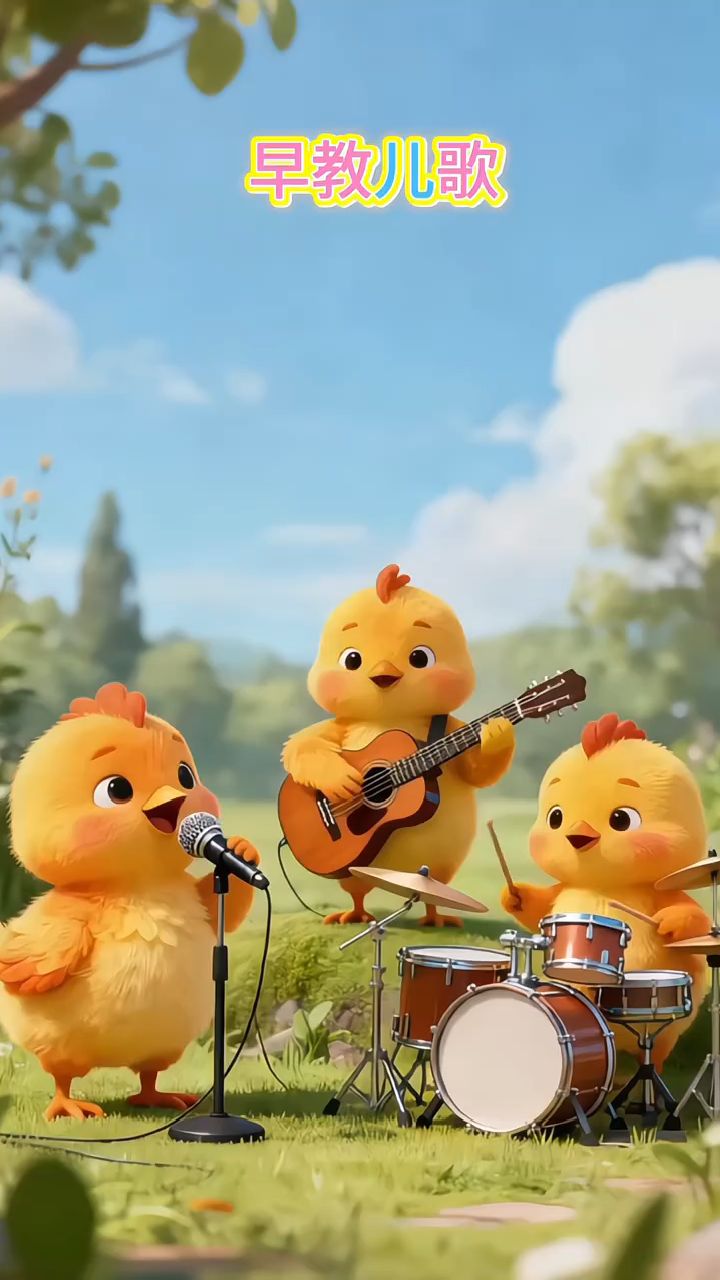 小鸡舞，早教儿歌