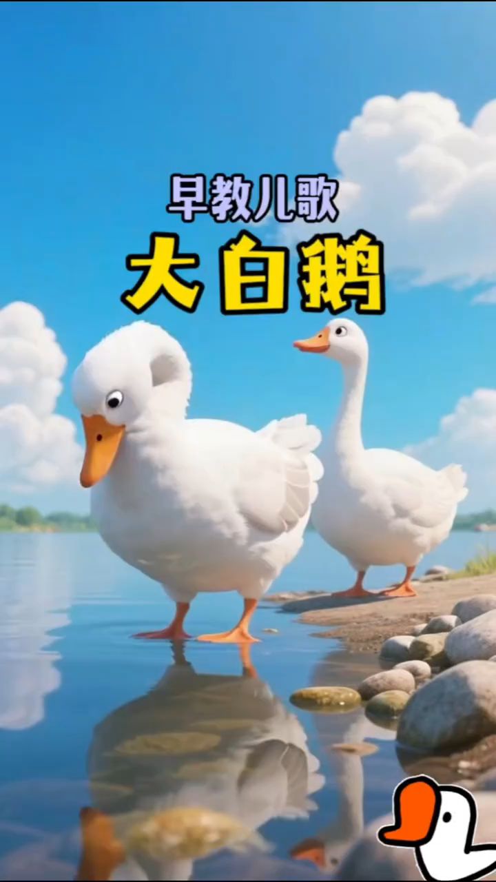 早教儿歌《大白鹅》