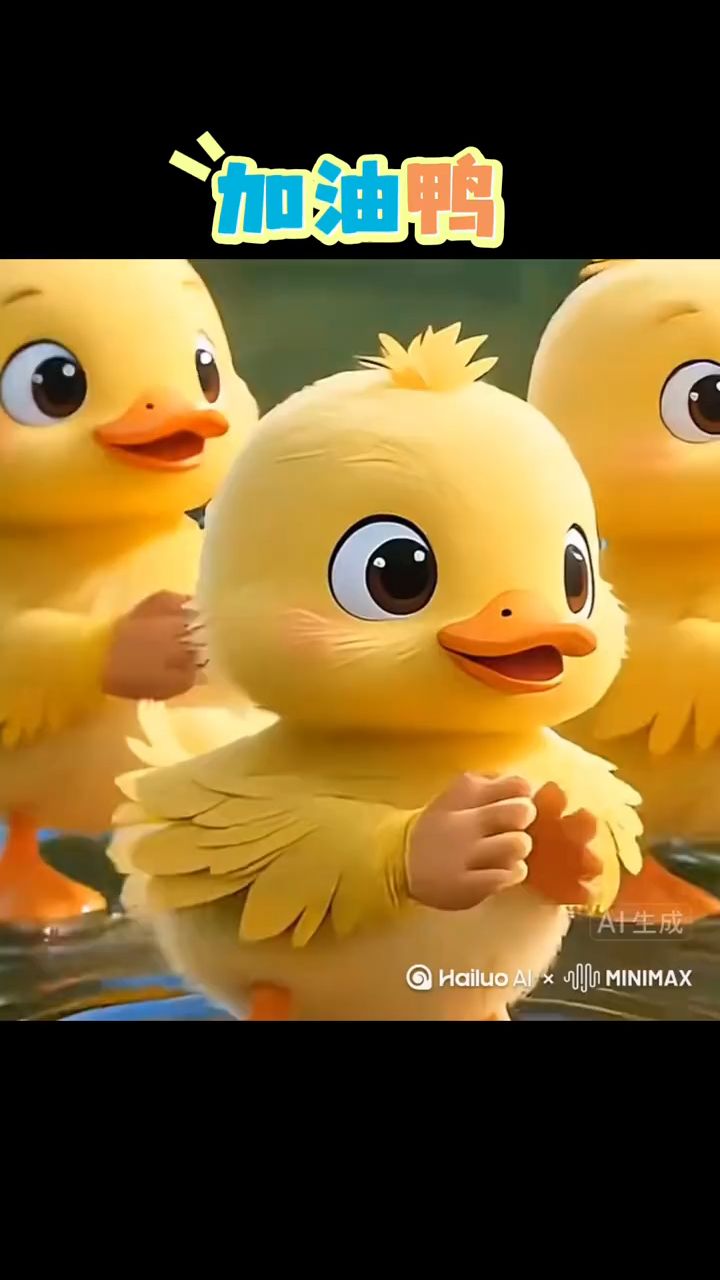 儿歌大全《加油鸭》