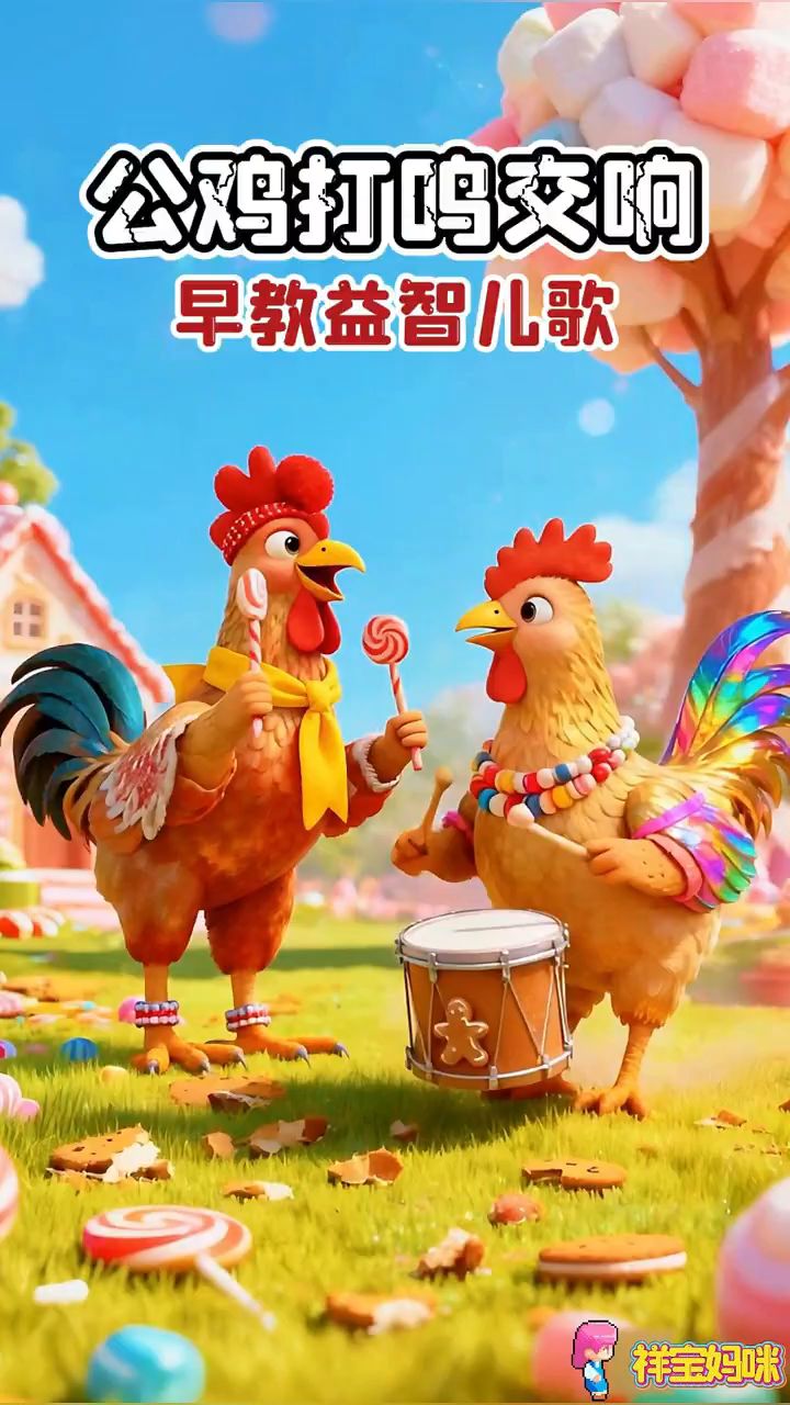宝宝一听就跳舞的《公鸡打鸣交响曲》来啦