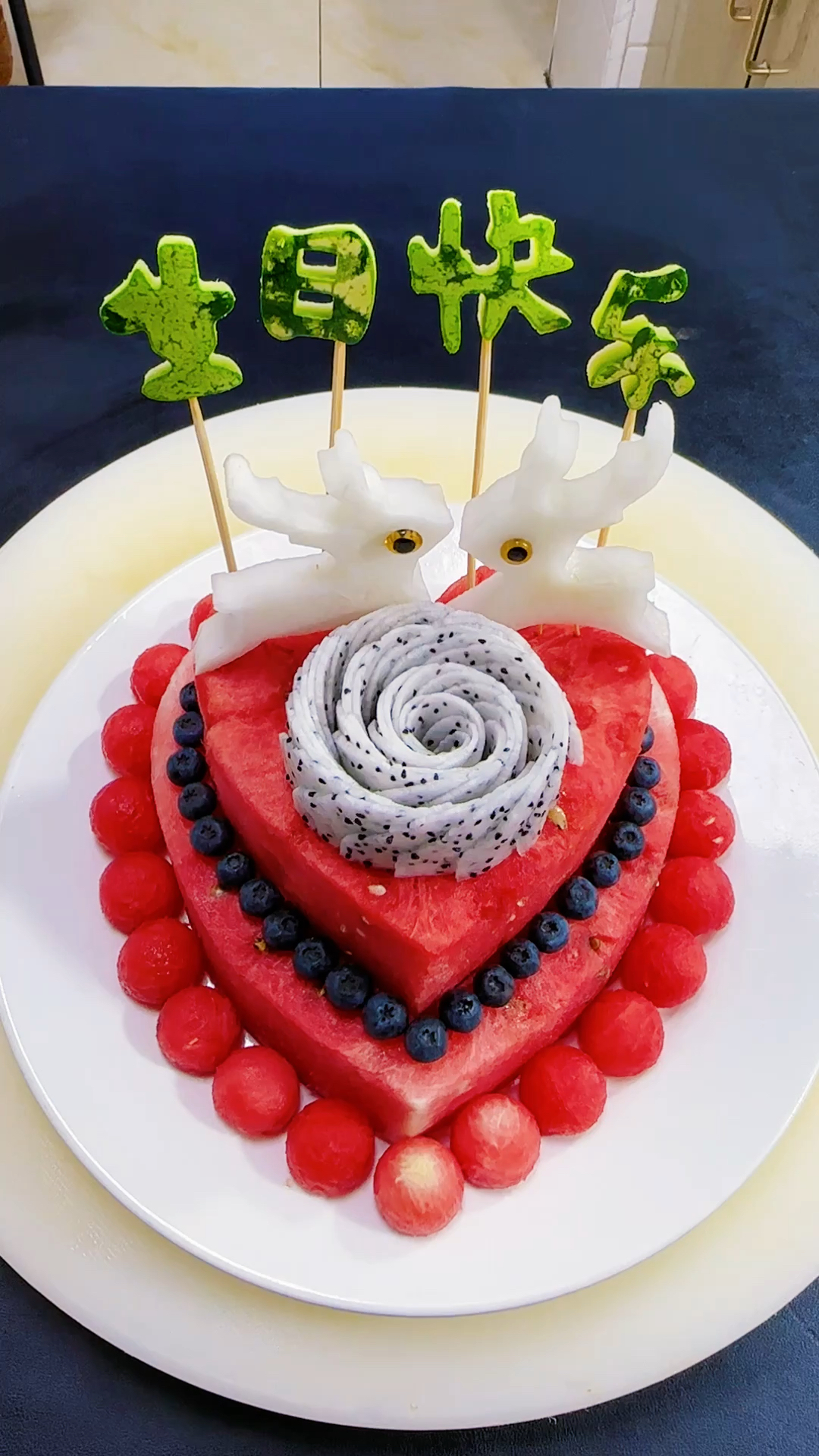 创意西瓜水果蛋糕