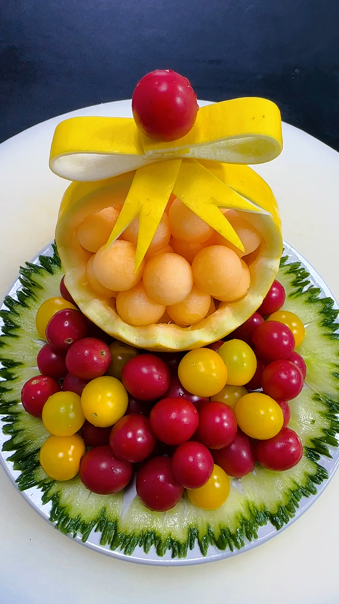 简单创意水果拼盘