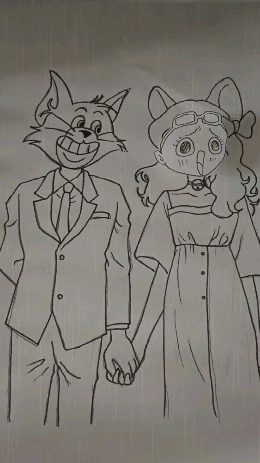 汤姆猫女友变脸表情包好夸张