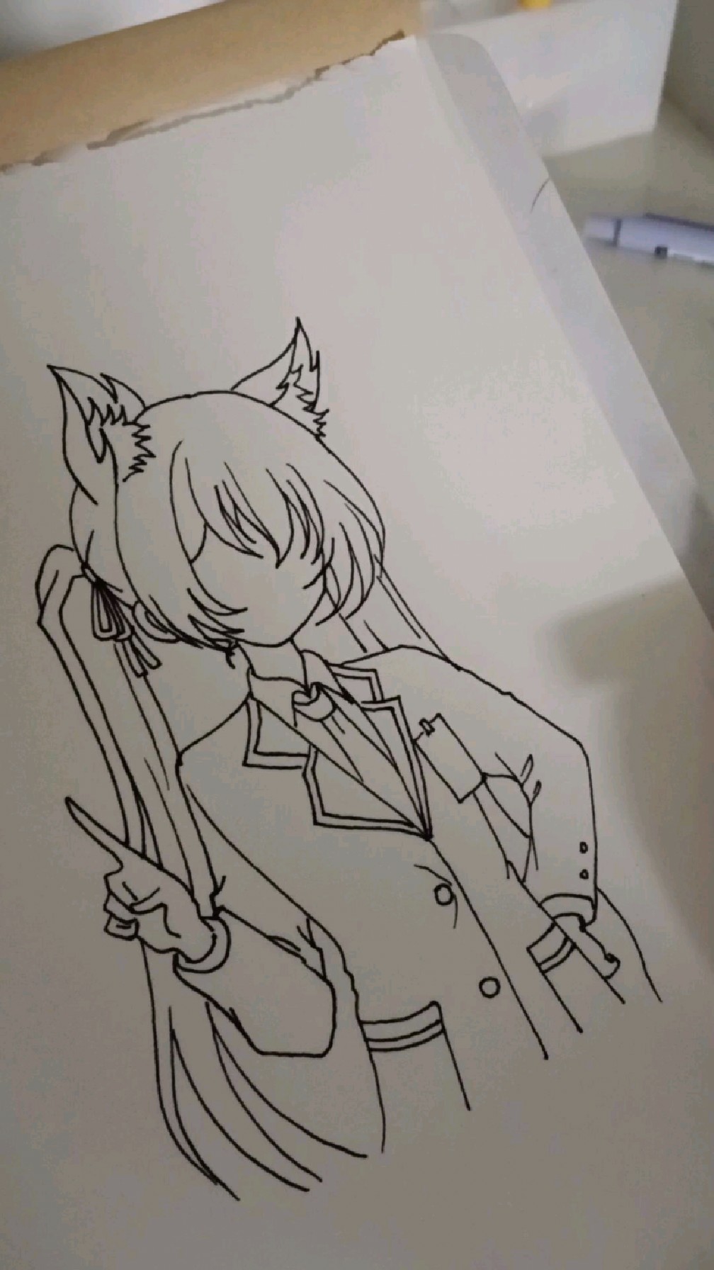 教你画一个黑见芹香