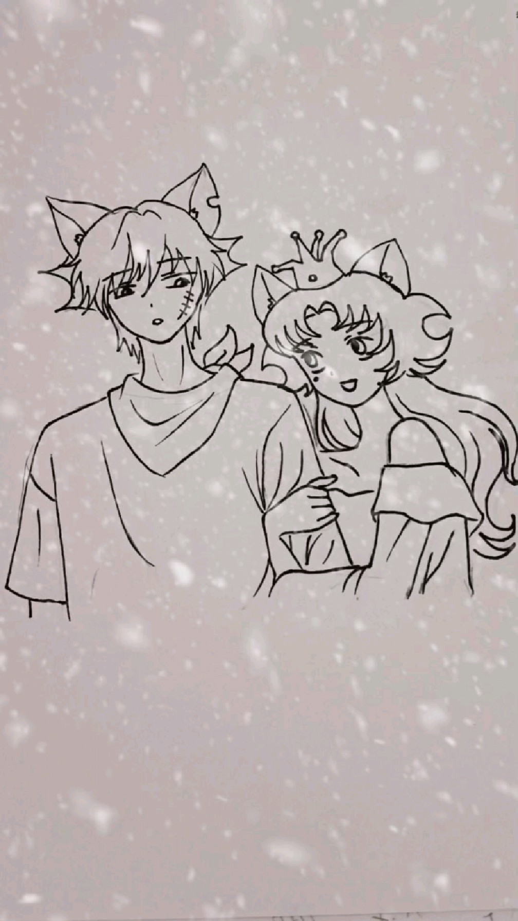 灰太狼红太狼拟人情侣头像