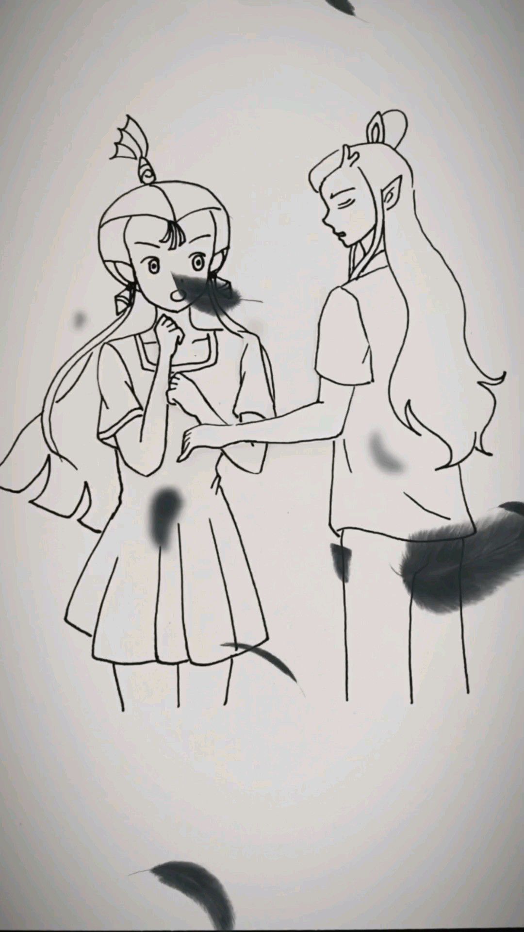 小龙女敖丙头像设计