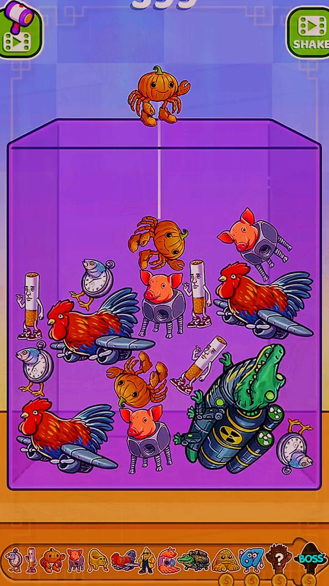挑战合成鳄鱼轰炸机