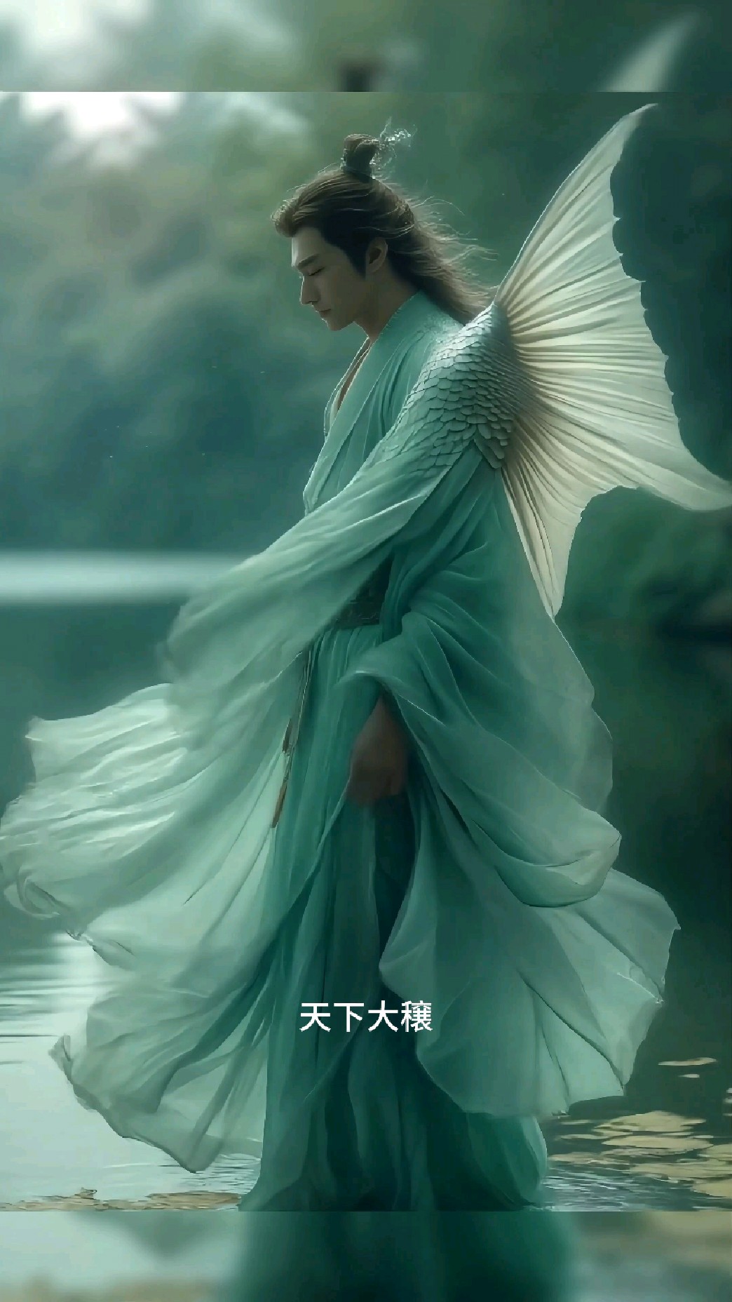 山海经-文鳐鱼,奇幻灵动,见之天下大穣。