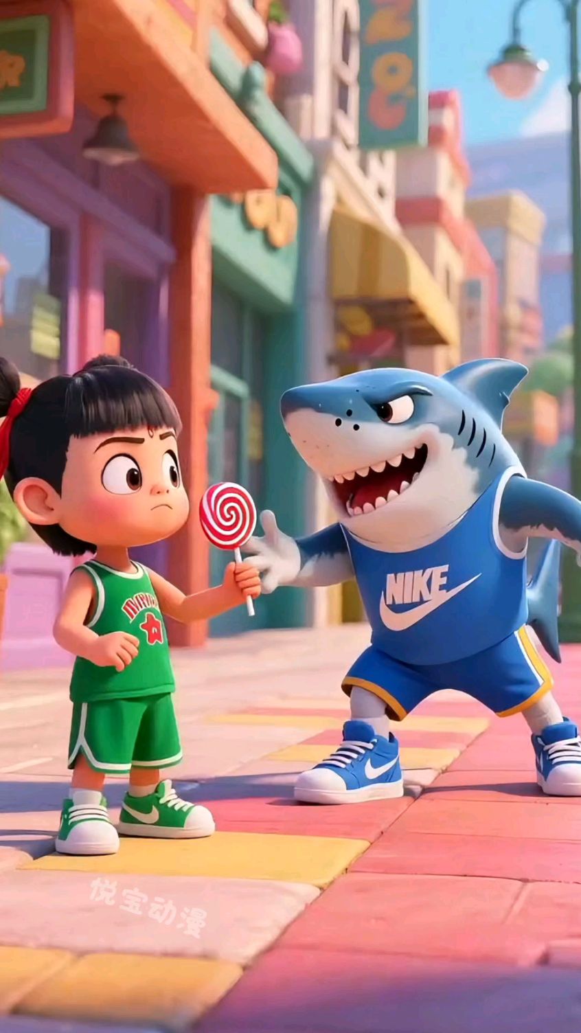 麦克鲨鱼为什么抢小吒的糖果?