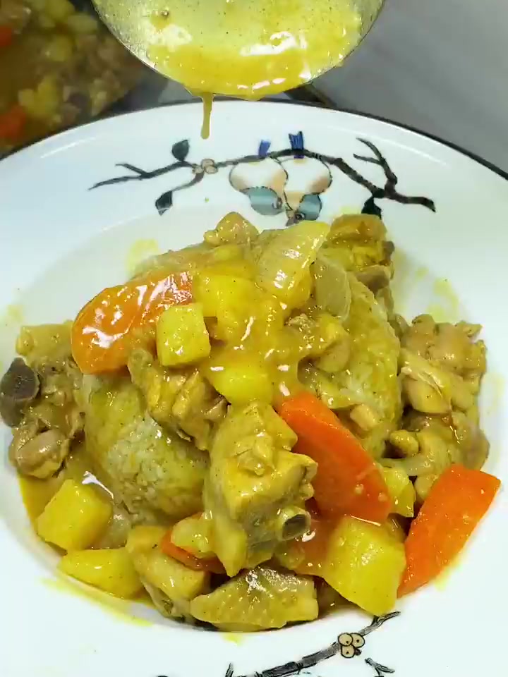 阿甘教您做咖喱鸡米饭!