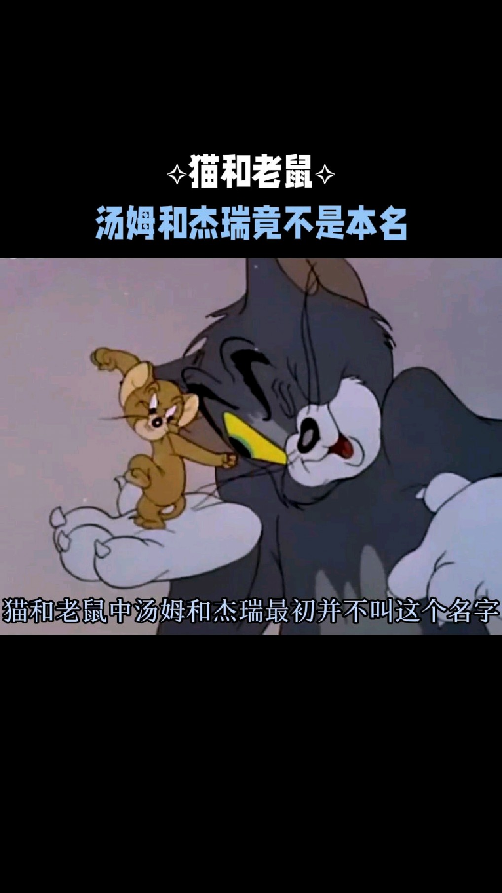 汤姆和杰瑞原来改过名