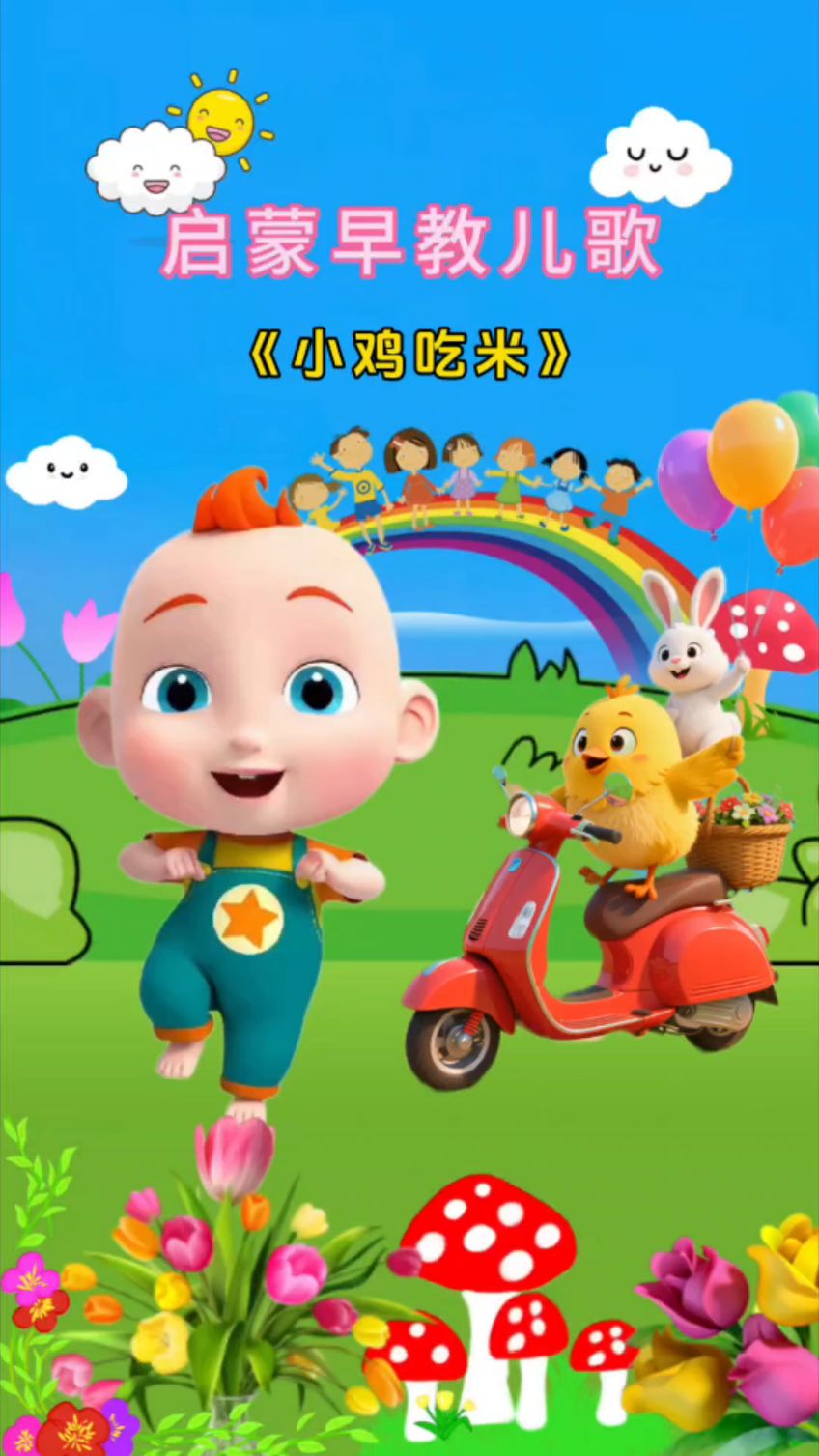 小鸡小鸡小鸡吃米吃米吃米