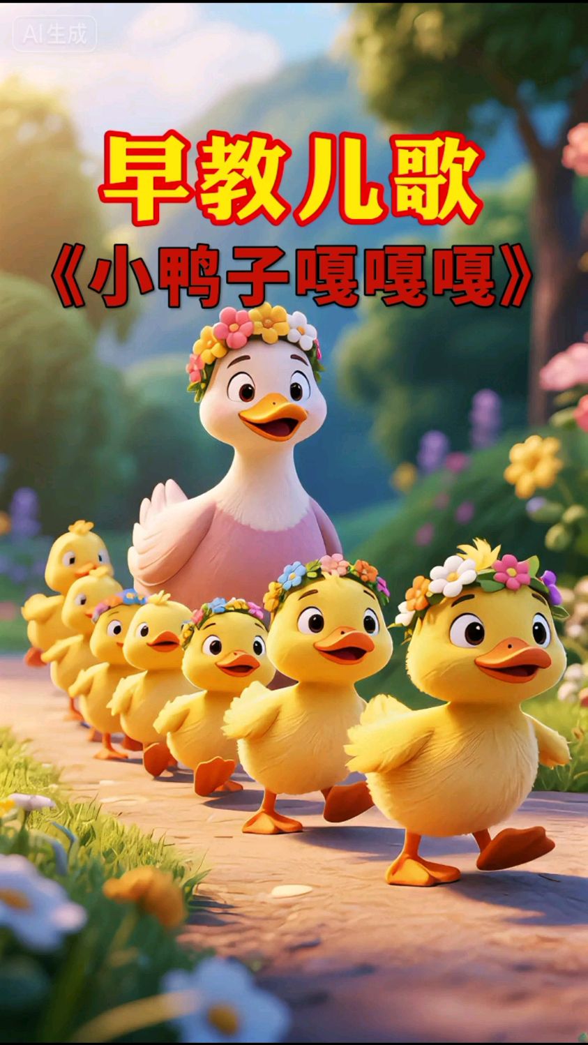 早教儿歌:小鸭子嘎嘎嘎