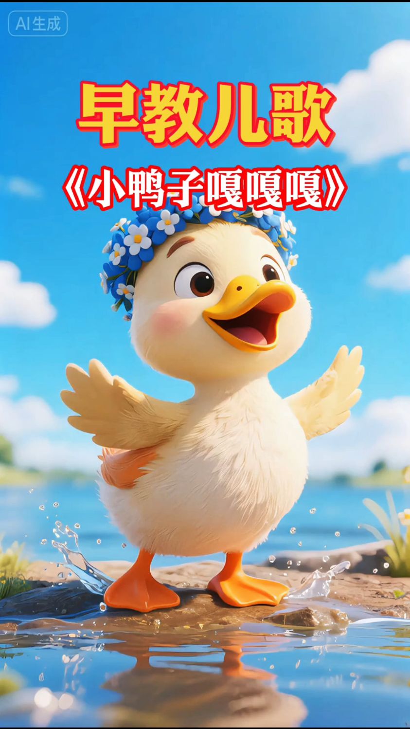 早教儿歌：小鸭子嘎嘎嘎