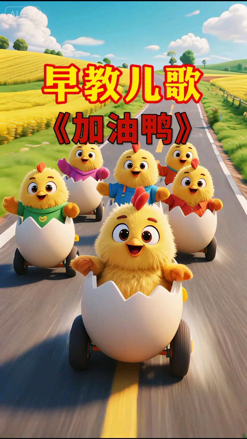 早教儿歌：加油鸭