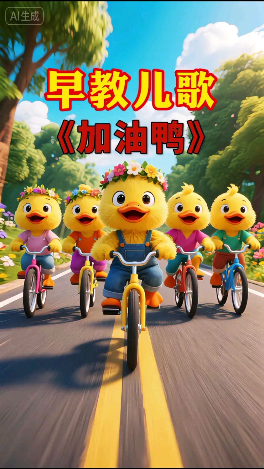 早教儿歌：加油鸭
