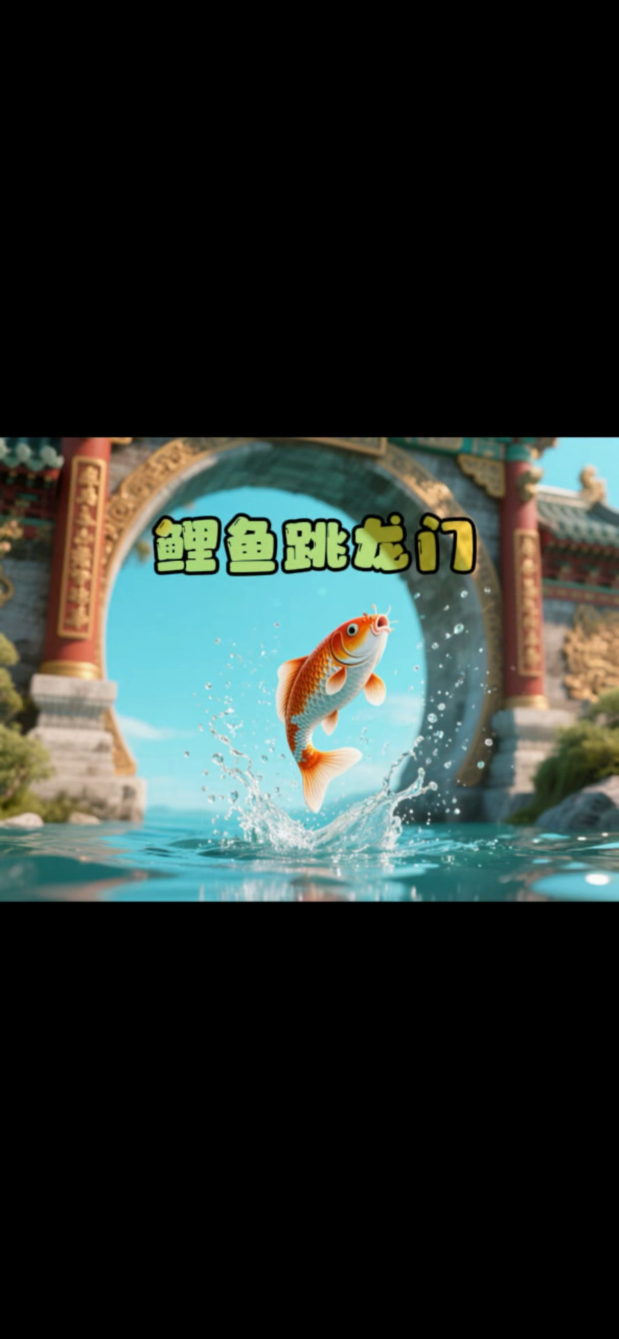 儿童故事:鲤鱼跳龙门