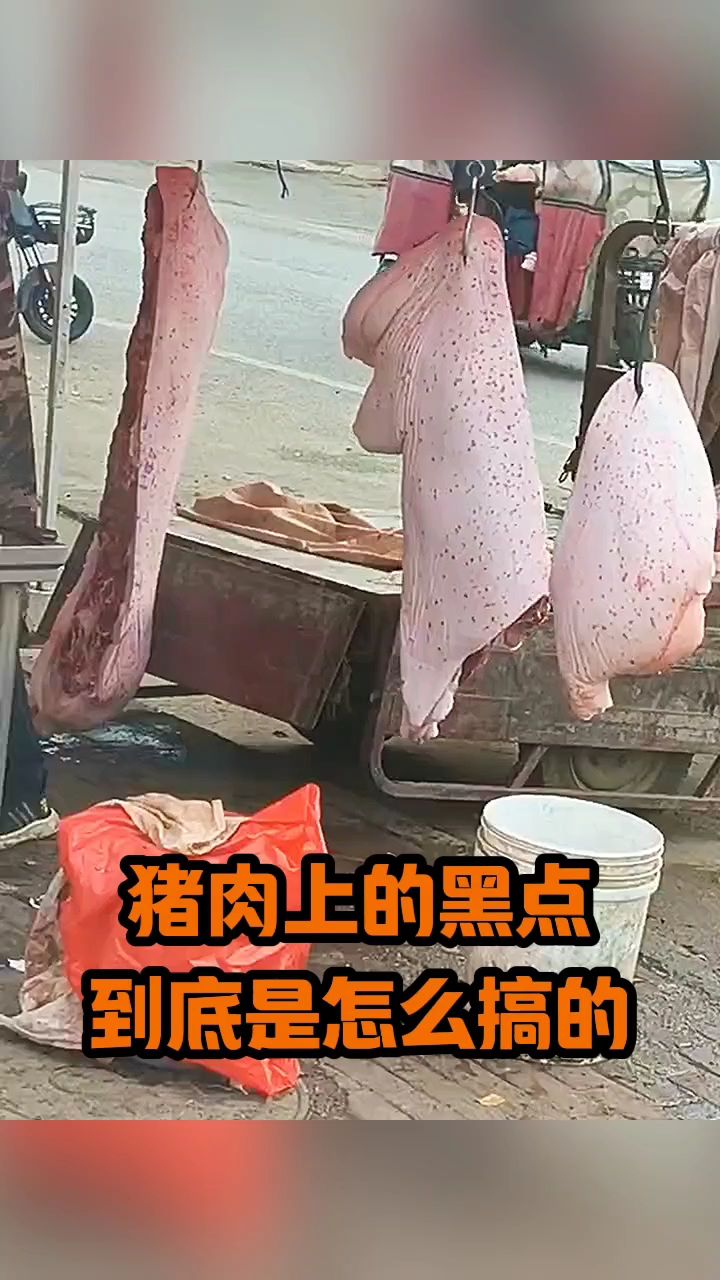 猪肉上的黑点,到底是怎么搞的!
