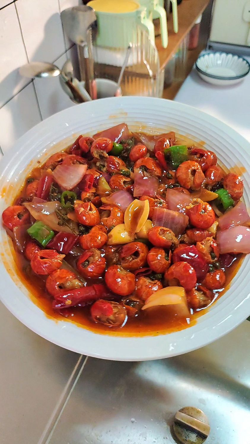 麻辣龙虾尾,好吃到舔手指