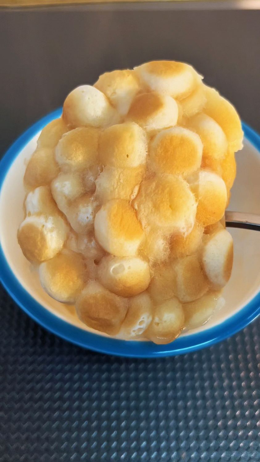 旺仔小馒头牛奶=麻薯!真是天才