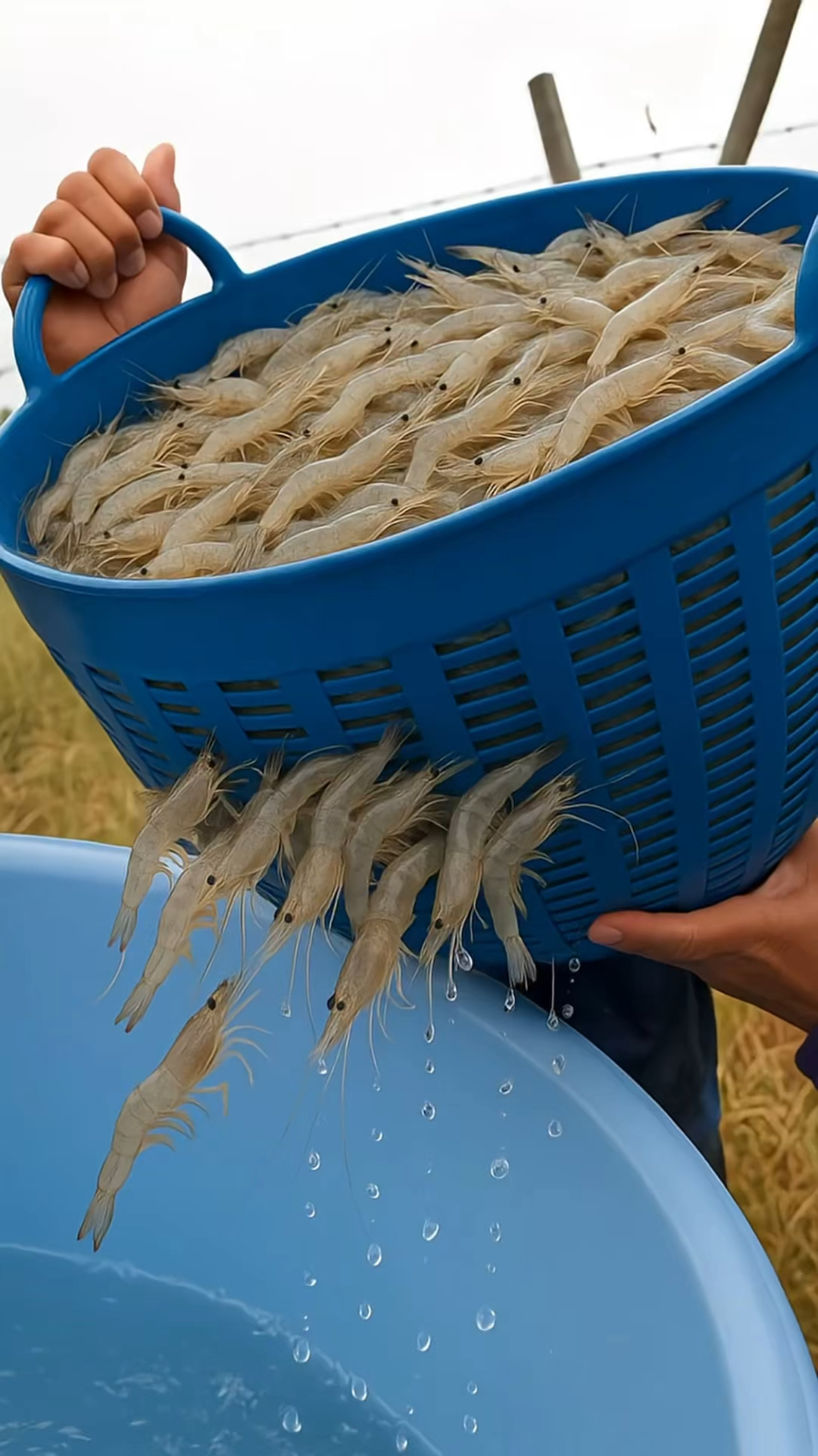 泰国的玻璃虾美食