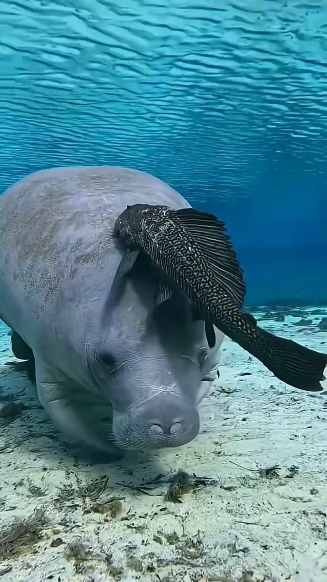 生命力顽强的清道夫鱼