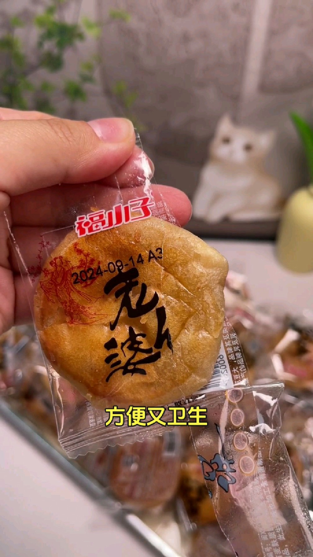 福小子老婆饼 广东传统糕点 软糯可口 零食小吃一箱