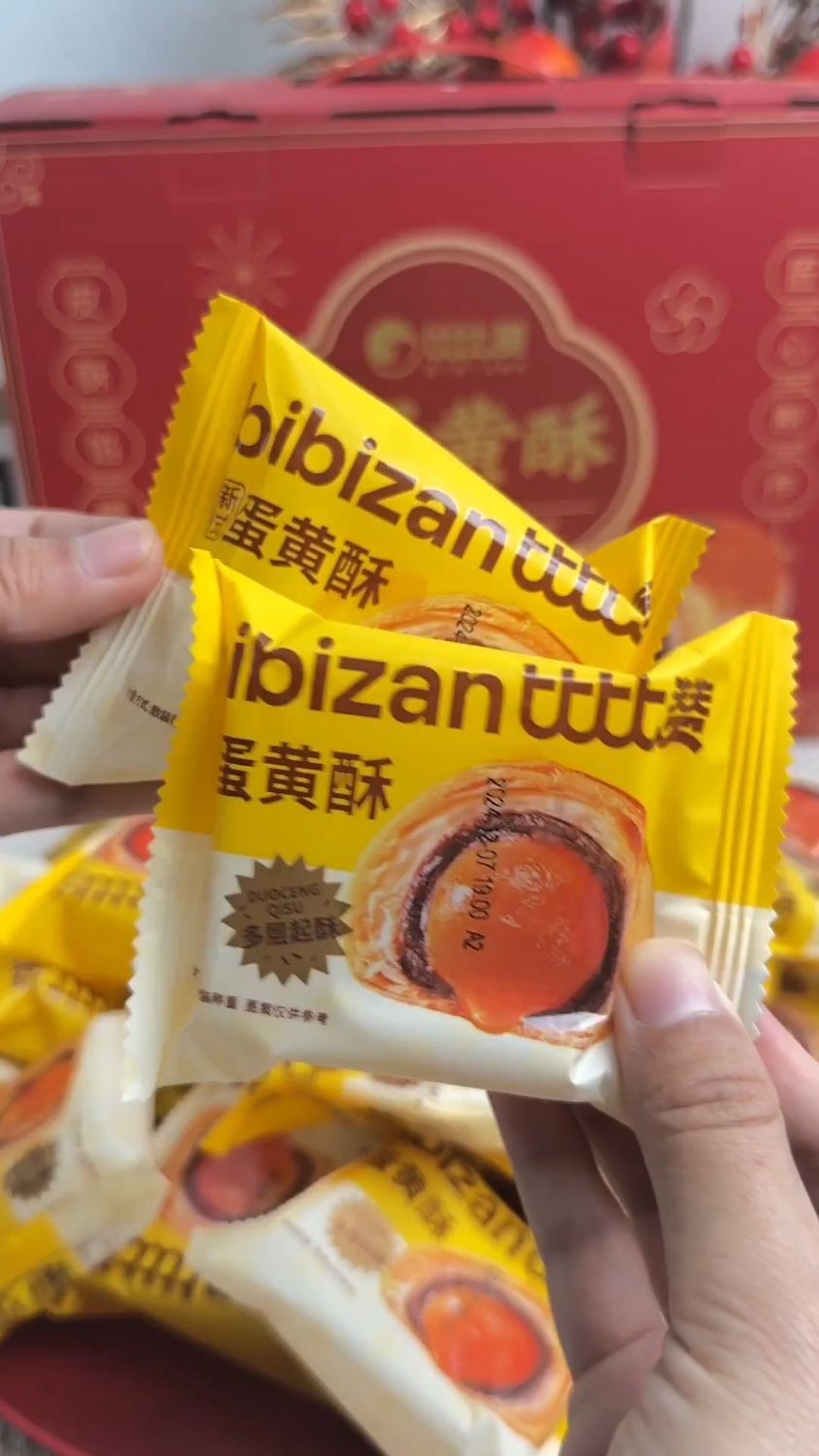 蛋黄酥雪媚娘:早餐零食,糕点食品之魅#休闲零食