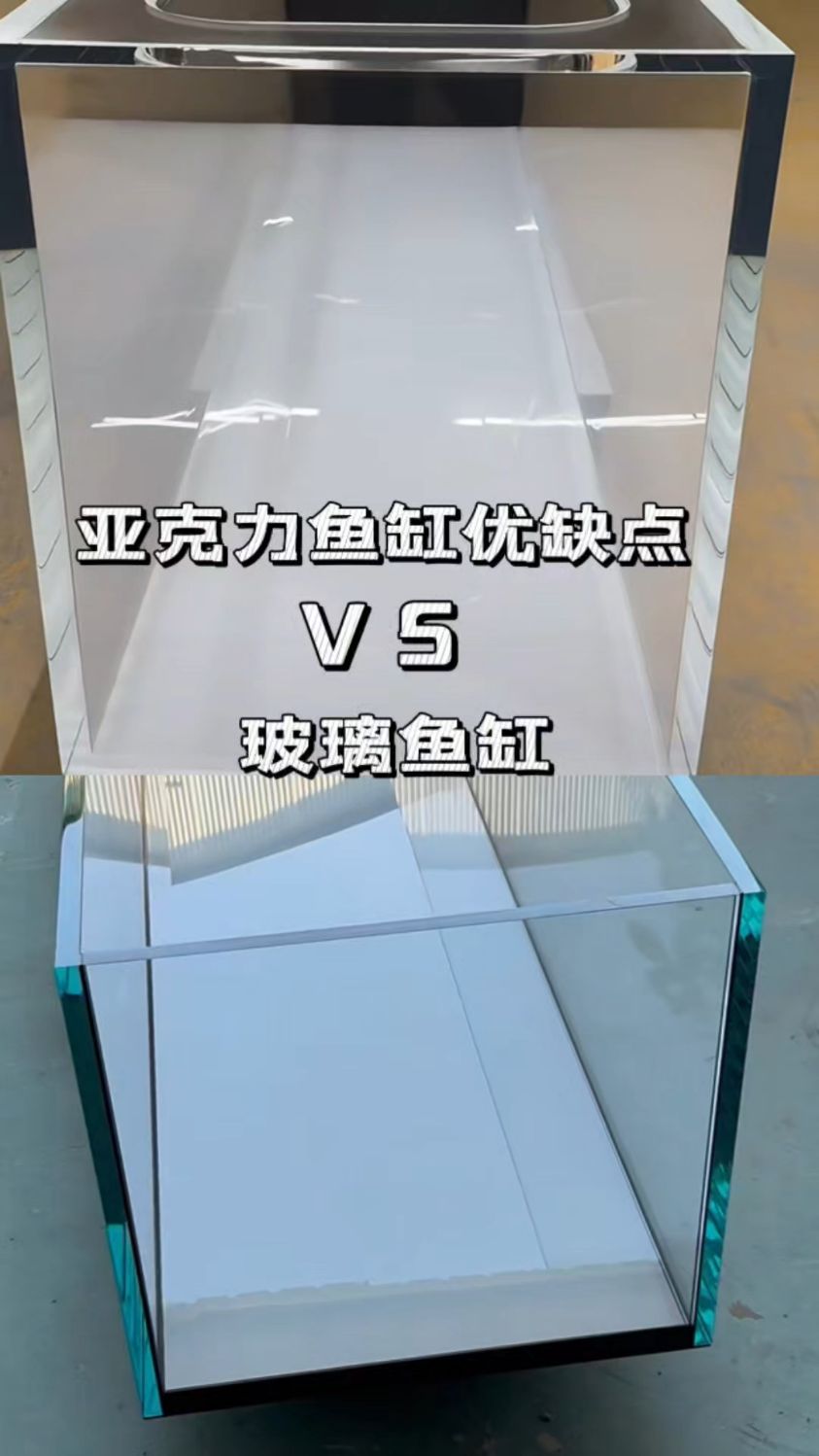 亚克力鱼缸对比玻璃鱼缸有哪些优缺点