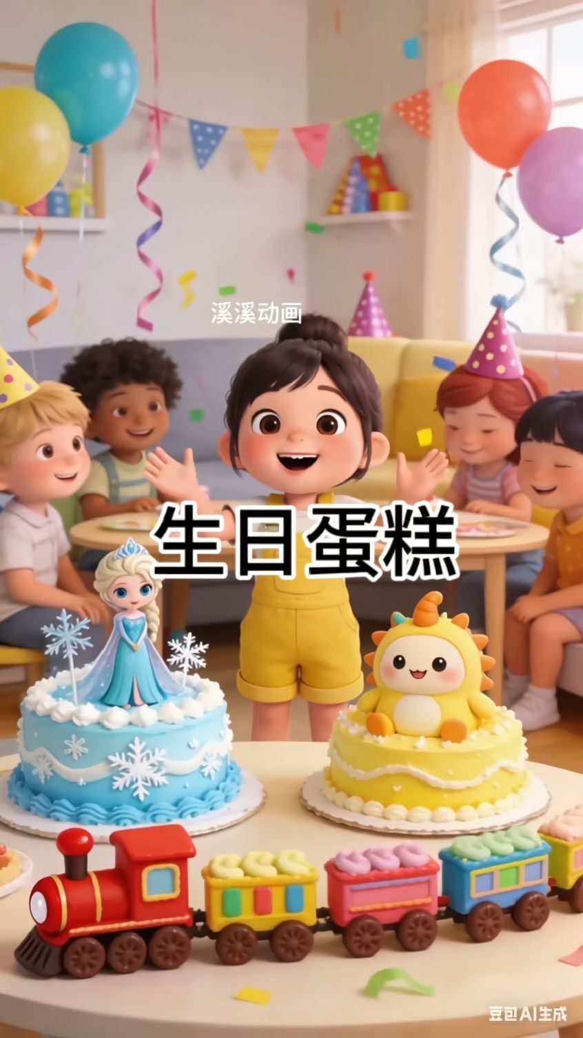 妹妹的生日蛋糕。