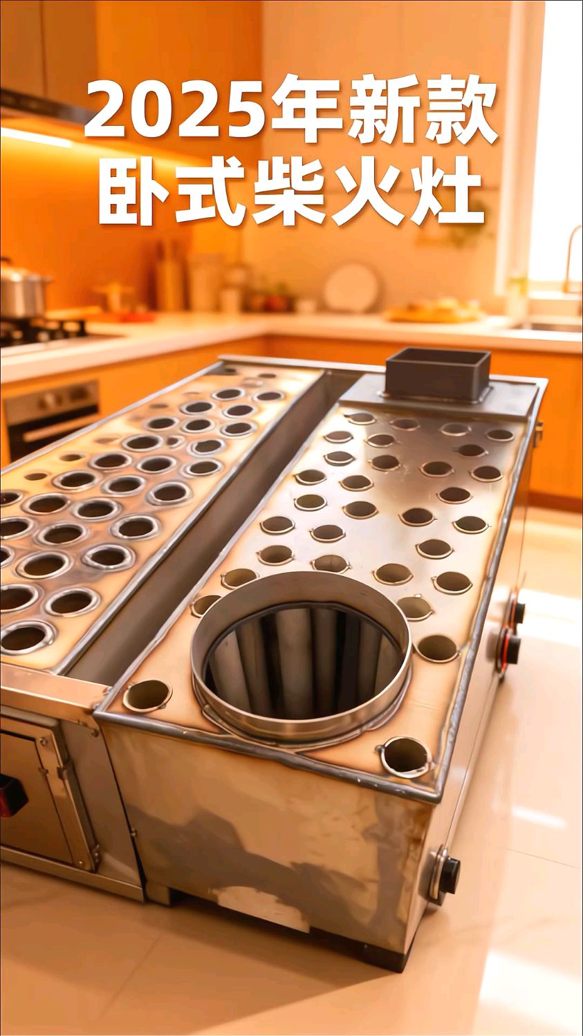 2025年新款卧式柴火灶