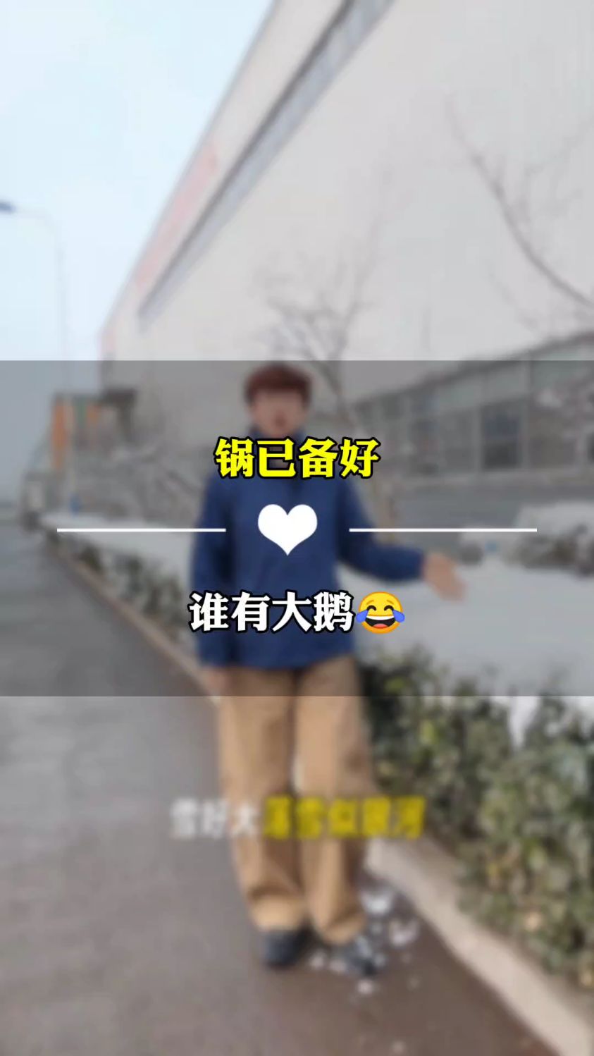 大雪天和铁锅炖大鹅最配