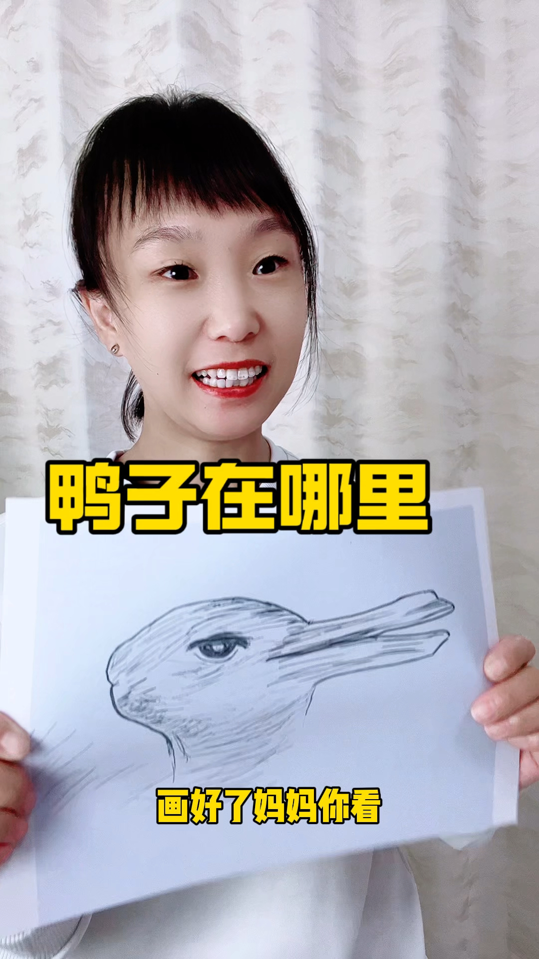 我只看到了兔子,鸭子在哪里呢